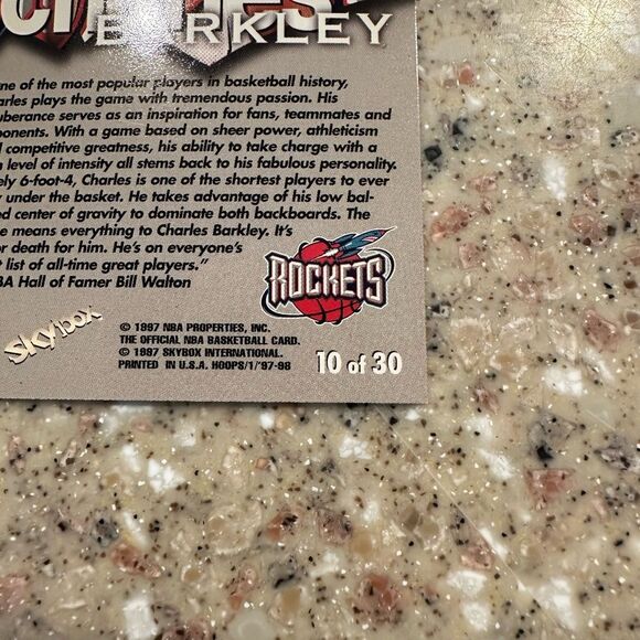 Red and White Trading Cards for Collectors of Charles Barkley talkin hoops mint - Picture 4 of 4